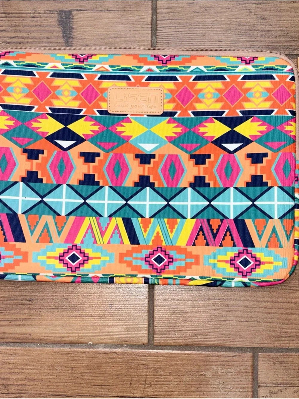 LISEN Diamond Lattice Aztec/Bohemian Laptop Sleeve Case 11.6 to 15.6 inches